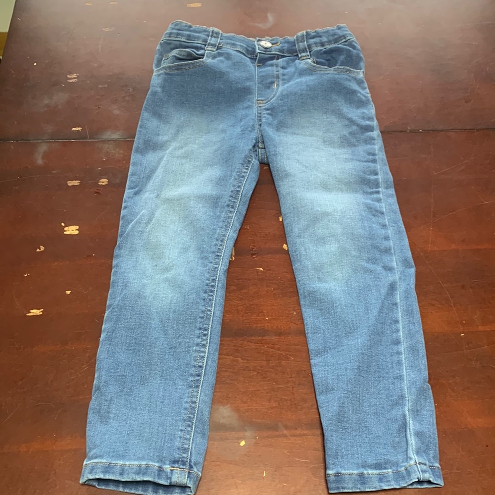 Toddler adjustable waist jeans
